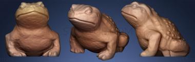 3D модель Скульптура жабы 3 (STL)